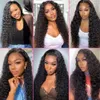 Wear And Go Glueless Human Hair Plucked Pre Cut For Beginners Deep Wave Front 13X4 HD Lace Frontal Wigs