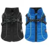 Reflective Dog Winter Coat Harness for Small, Medium, and Large Dogs ...
