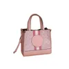 Pink Designer väska lyxväskor för kvinnor mjuk läder blommiga bokstav axelpåsar designers crossbody väskor handväskor kvinnor plånbok handväska väskor shopping damväskor