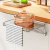 Kitchen Storage 201 Stainless Steel Shelf Countertop Extension Partition Holder Cabinet Hanging Wall Folding Design Closet