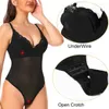 Women's Shapers Women Anti Slip Bodysuits Shapewear Deep v Backless Bodysuit na weselny suknia wieczorowa stringi seksowna bielizna