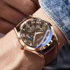 Wristwatches Business Quartz Watch PU Leather Strap Quality Daily Quarts Watches For Men Birthday Holiday Gift