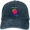 Vintage baseball cap neon pickleball rolig denim hattar lastbilshattar pappa mössa