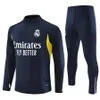 Mens Soccer Tracksuit 2023 Real Madrid Kids Football Tracksuit Kits 23 24 Bellingham Vini Jr. Modric Men Training Kit 2024 Chandal Futbol Tuta Calcio Survetement Foot