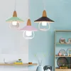 Pendant Lamps Nordic Color Macaron Lights Bedroom Living Room Kitchen Mahjong Lamp Lift Dining Study