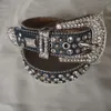 Bling çivili kristal moda elmas bb simon kemer sıradan kadın deri tasarımcı için adam hip hop tarzı punk tarzı rhinestone kemer.