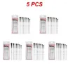 Pincéis de maquiagem 1-5pcs RANCAIEyeShadow Set Natural Horse Pony Cabelo Cosméticos Blending Smudge Shader Beauty Kit