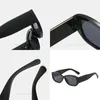 Sunglasses 2024 Fashion Simple Square Small-frame Colorful Personality UV400 Casual Black Eyewear For Adult Women Men