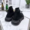 2021 Casual Chaussette Chaussures Surdimensionné Confort Semelle Hommes Femmes Baskets Hommes Entraîneur En Cuir Noir Glitter Tricoté Chaussures Triple Espadrilles