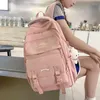Backpack Multi Pocket Cute Women Ladies Waterproof School Bag Cool Trendy Girl Boy College Female Laptop
