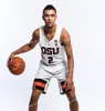 Oregon State Beavers Basquete Jersey 2 Josiah Lake 3 Gavin Marrs 11 DaJohn Craig 13 Nate Meithof OSU Jerseys Costurados Personalizados Mens Juventude