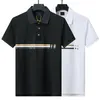 O estilo certo Designer masculino camiseta polo moda bordado alfabeto marca BOS verão negócios casual esportes camiseta manga curta roupas esportivas # 99