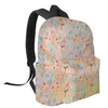 Backpack Watercolor Lavender Daisy Student School Bags Laptop Custom For Men Women Female Travel Mochila
