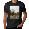 24SS Herren Polos Pripyat Tschernobyl Riesenrad T-Shirt Kurzarm Jungen Animal Print Shirt Herren Lustige T-Shirts