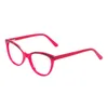 Sunglasses Frames Children Acetate Cat Eye Glasses With Spring Hinge For Prescription Lenses