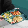 Dinnerware Sets Divided Serving Dishes Compartment Plate Breakfast With Dividers Dish Portion Control For Chips Dip Veggies