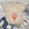 Dames T-shirts Vrouwen Up Shirt Cult Van Het Lam Geit Spel Puur Katoen Kleding Grappige Korte Mouw Ronde Hals tee Zomer T-shirt