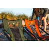 Camp Furniture Mountain Tech Compacte klapstoel voor buiten met laag profiel en draagtas - Groen
