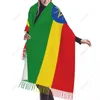 Écharpes Ethiopie Drapeau Écharpe Pashmina Chaud Châle Wrap Hijab Printemps Hiver Multifonction Unisexe