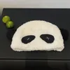 Beralar Karikatür Hayvan Panda Cap Kawaii Unisex Fashion Yün Berber Polar Pullover Şapka Sıcak Şapkalar Sonbahar Kış Aksesuarları