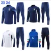 2023 2024 Italy TrackSuit Survlement Half zip Training Suit Succer 23 24 Italia Italia Man and Kids Football Tracksuits Stack