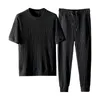 Survêtements pour hommes 2024 Ensembles décontractés d'été T-shirts Pantalons Sportswear Jogger Mâle Mode Sweat-shirt Hombre Fit