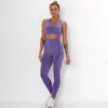 Ensembles actifs Femmes Gym Activewear Yoga Soutien-Gorge Leggings Ensemble Femme Entraînement Vêtements De Course Vêtements Pour Femmes Costume De Sport Pour Le Sport Fitness