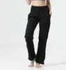 Lulus Yoga Outfits Suit 2023 New Dance Studio Women's Mid Rise Pantsカジュアルスリムで汎用性の高いビジネススピーカーワイドレッグ922