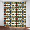 Curtain 2024 Luxury Saba Telet Design Ethiopian Eritrean 2 Pieces Thin Curtains For Living Room Bedroom Kitchen Window Drape Decor