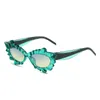 Óculos de sol vintage designer flor forma mulher óculos de sol para moda feminina gato olho óculos uv400 gafas de sol