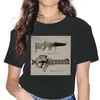 女性用Tシャツスペーサーガン女性Tシャツリムワールドゲーム美的ヴィンテージレミスルーズコットングラフィック服