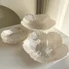 Plates Household Can Hold Fruit A Wash That Is Net High-end Atmosphere Has Style Simple And Light Luxury Pearlescent Flower Shape