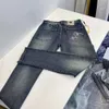 Erkek Kot Tasarımcı Pantolon Şort Jogging War At Baskı Yıkanmış Kot Fermuar Erişim Pantolon Günlük Taytlar
