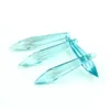 63mm 10pcs/50pcs/100pcs mixcolor class crystal multifacted multifacted ic-drop prism prism for lamp decor s 231229