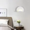 Lámpara de pared moderna de aluminio Led decoración del hogar luces de habitación dormitorio lámparas de noche pasillo nórdico Loft aplique de iluminación