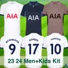 Lilywhites Soccer Jersey Spurs Fan Gear Spurs Replica Kit 23 24 años para hombres y niños Camiseta North London Derby