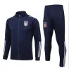 2023 2024 Italy TrackSuit Survlement Half zip Training Suit Succer 23 24 Italia Italia Man and Kids Football Tracksuits Stack