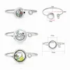 10pcs 316L 스테인레스 스틸 20mm 25mm 은색 플로팅 로켓 살아있는 메모리 로켓 팔찌 뱅글 20pcs Charms214m