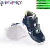Ortopediska skor för barn Princepard Child Autumn Sports Sneaker Navy White Arch Support och korrigerande insolor 231229