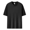 メンズTシャツブランク230 GSMコットンシャツユニセックス高品質の黒いTシャツメン