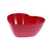 Plates Salad Bowl Heart Shaped Melamine Mixing Bowls Dessert Snack Tableware Dish Seasoning For Home (