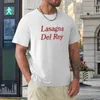 Herrtankstoppar lasagna del rey t-shirt anpassade t skjortor grafiska tees mens t-shirts pack