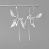Dangle & Chandelier Designer Original Style Orchid Ladies Exquisite And Elegant Earrings Literary Retro Simple Fashion Jewelry219y