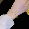 Designer parafuso pulseira pulseira unhas amor moda luxo jóias cuidado original na moda 18k diamante de ouro para mulheres homens pulseiras de prata jóias pulseira 6eae