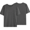 Мужские футболки с вышивкой логотипа, хлопковые пустые рубашки для мальчиков больших размеров, однотонные футболки на заказ