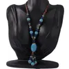Pendant Necklaces Colorful Distressed Retro Irregular Ceramic Beads Neckalce Artware Antique Wholesale & Pendants For Women Jewelry Gift