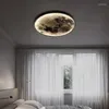 Lampes murales moderne R lampe LED lumière circulaire pour salon décor à la maison porche torche créative TV fond lanterne chevet