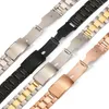 Watch Bands 18/20/22/24/26/28mm Straight General Stainless Steel Strap Solid