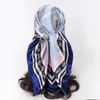 Lenços homem mulheres boho cachecol boêmio paisley xale lenço falso seda bandana 90 90cm
