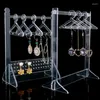 Bolsas de jóias Organizador Clear Acrílico Display Stand Suporte de armazenamento para brincos colar pulseira pingente